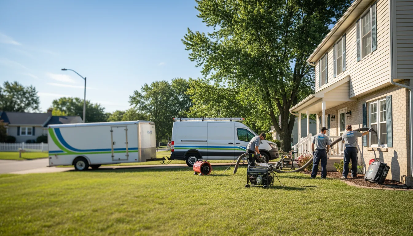 Flooded Basement Restoration And Cleanup With Repair in Hardin, MT near me